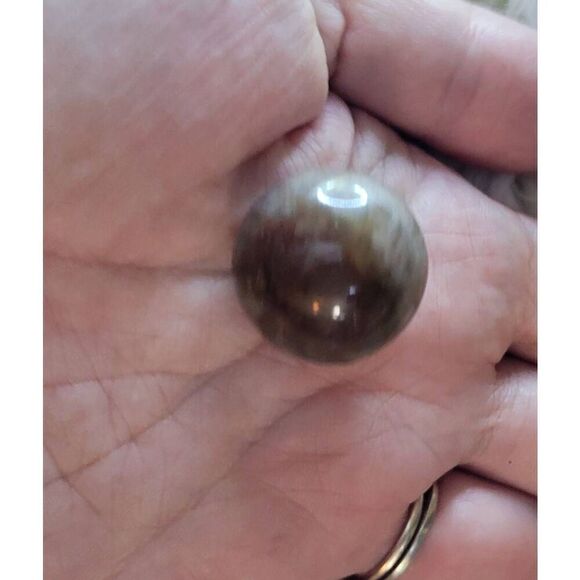 Natural Jasper Sphere Polished Stone Approx 1 inch - Picture 3 of 6